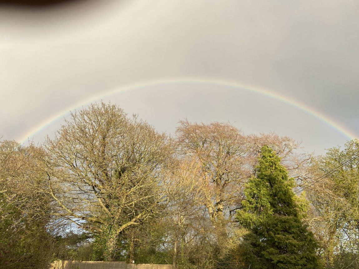 Rainbow Over St Columba Community Farm