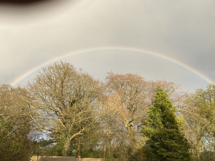 Rainbow Over St Columba Community Farm